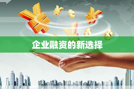 武宣企业融资的新选择