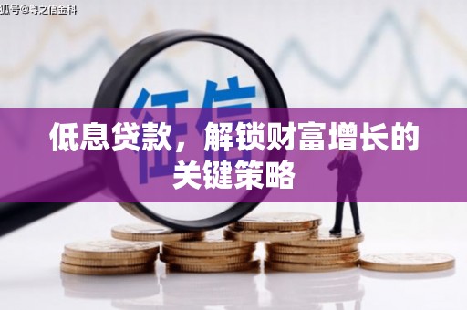 武宣低息贷款，解锁财富增长的关键策略