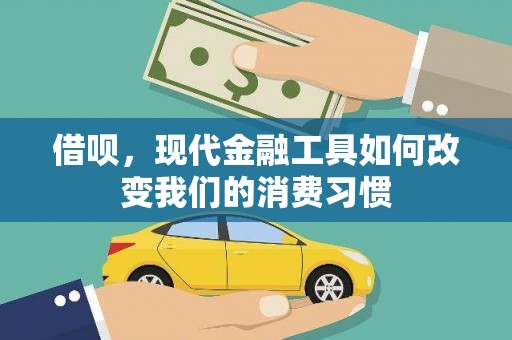 武宣借呗，现代金融工具如何改变我们的消费习惯