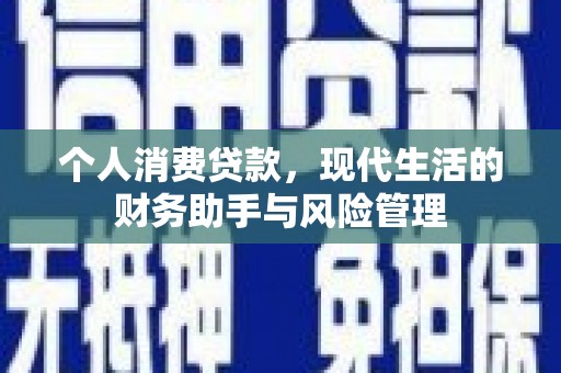 武宣个人消费贷款，现代生活的财务助手与风险管理